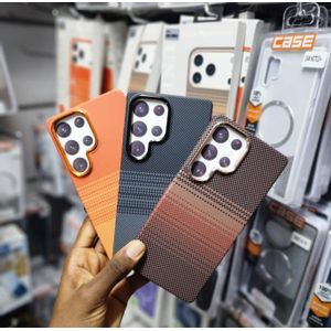 tribal Carbon classic design texture for S26ULTRA compatible cover