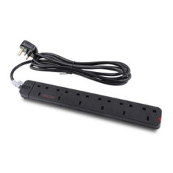 Extension 6 way Black